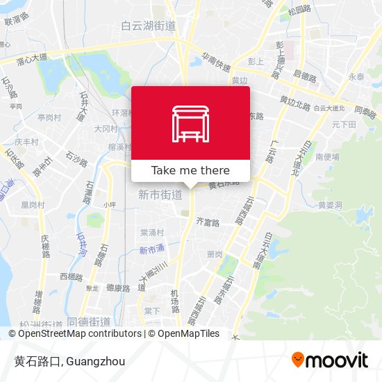 黄石路口 map