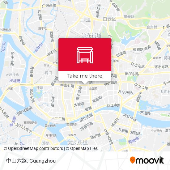 中山六路 map