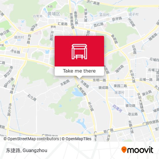 东捷路 map