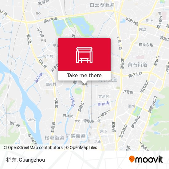 桥东 map