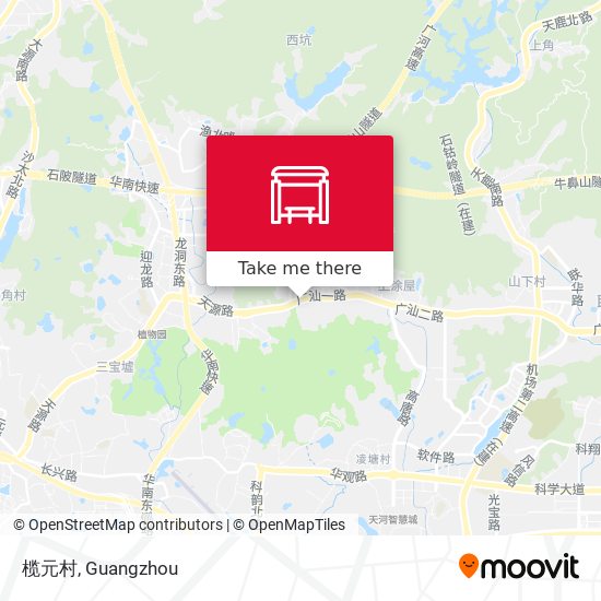 榄元村 map