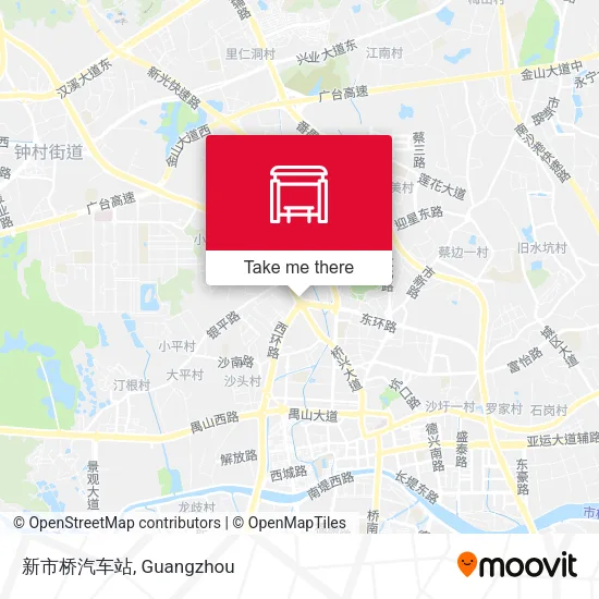 新市桥汽车站 map