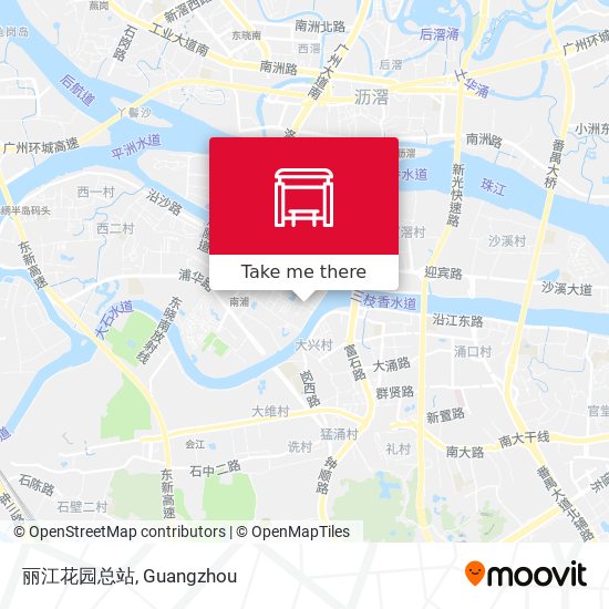 丽江花园总站 map