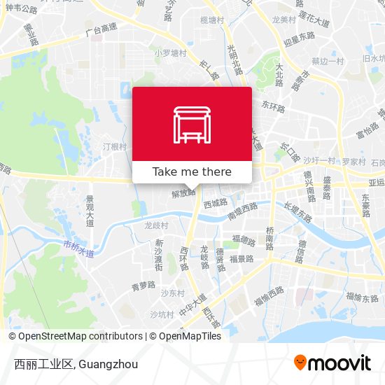 西丽工业区 map