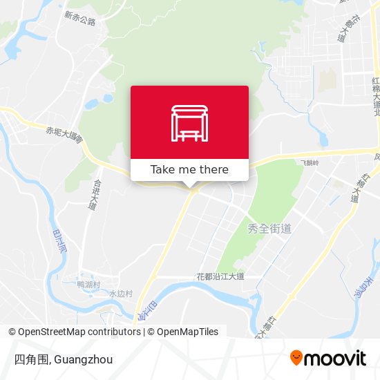四角围 map