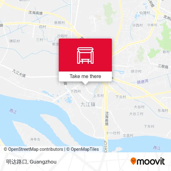 明达路口 map