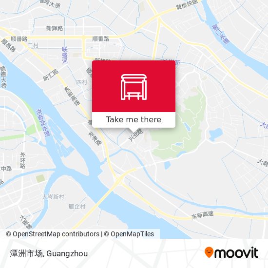 潭洲市场 map