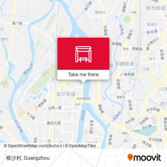 横沙村 map