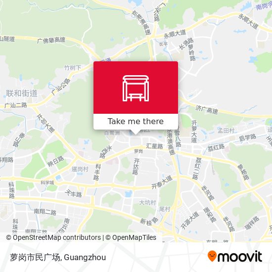 萝岗市民广场 map