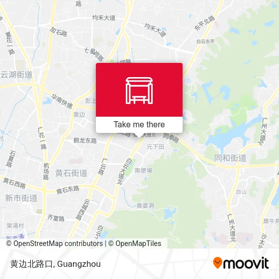 黄边北路口 map