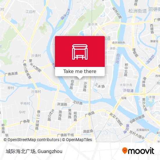 城际海北广场 map