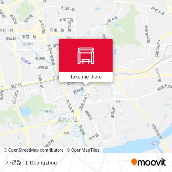 小迳路口 map
