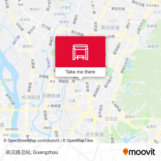 岗贝路总站 map
