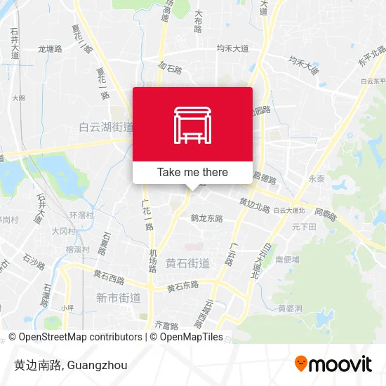 黄边南路 map