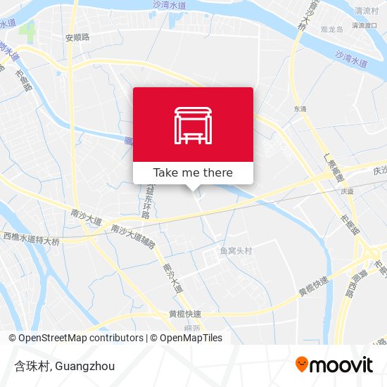 含珠村 map