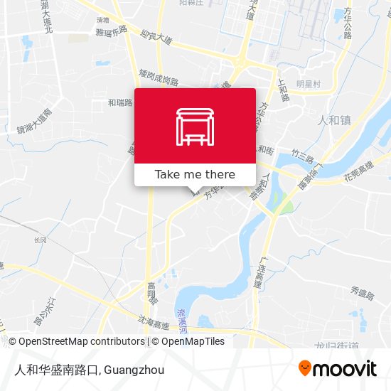 人和华盛南路口 map