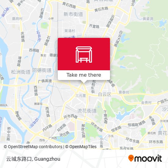 云城东路口 map