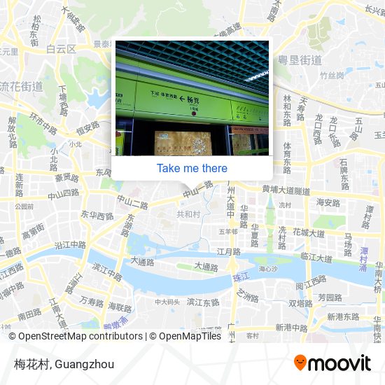 梅花村 map