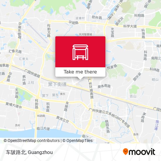 车陂路北 map