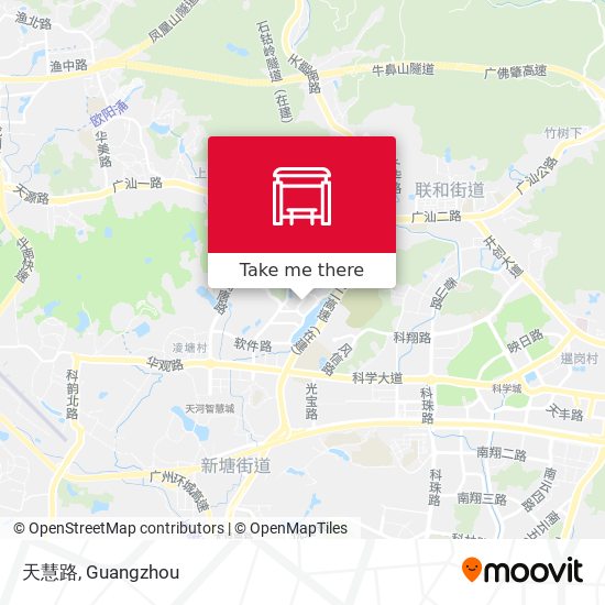 天慧路 map