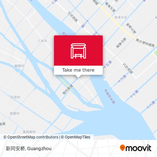 新同安桥 map
