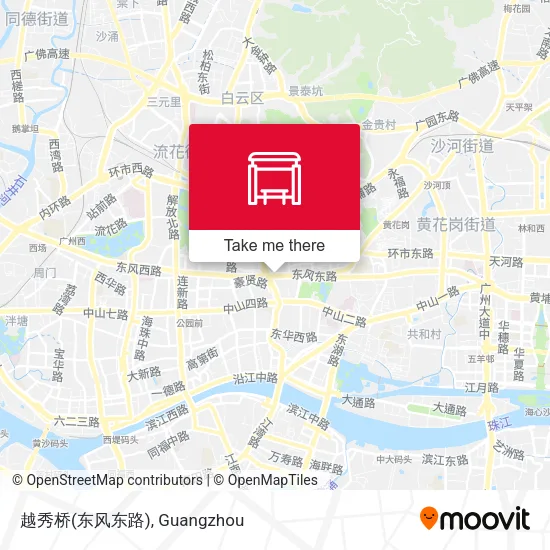 越秀桥(东风东路) map