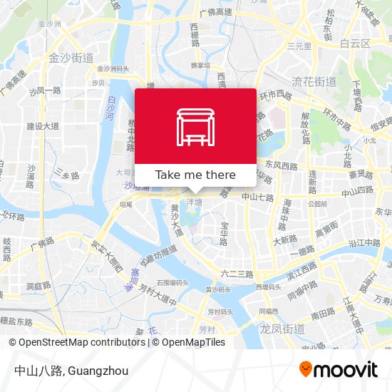 中山八路 map