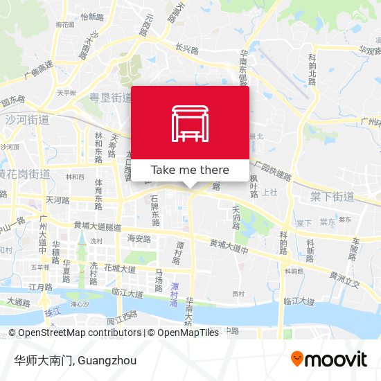 华师大南门 map