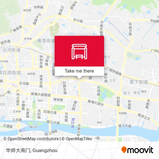 华师大南门 map