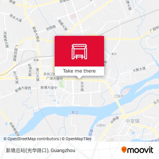 新塘总站(光华路口) map