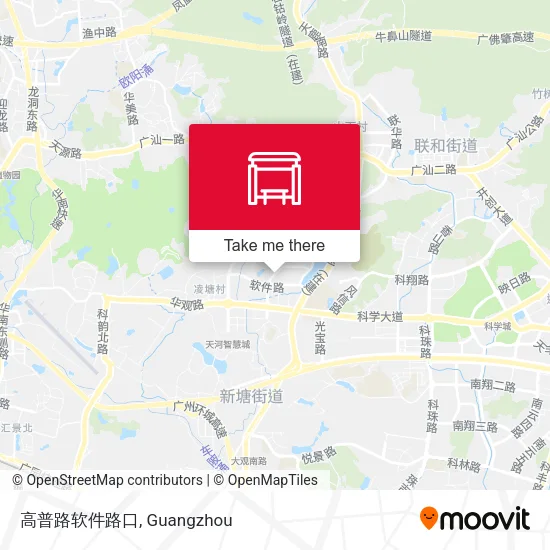 高普路软件路口 map