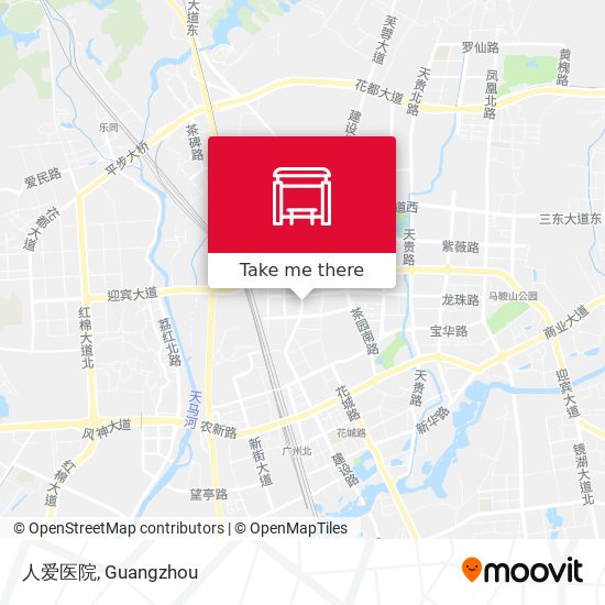 人爱医院 map