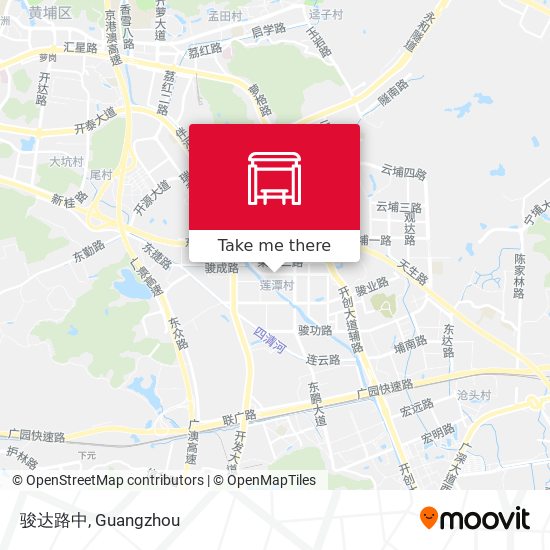 骏达路中 map