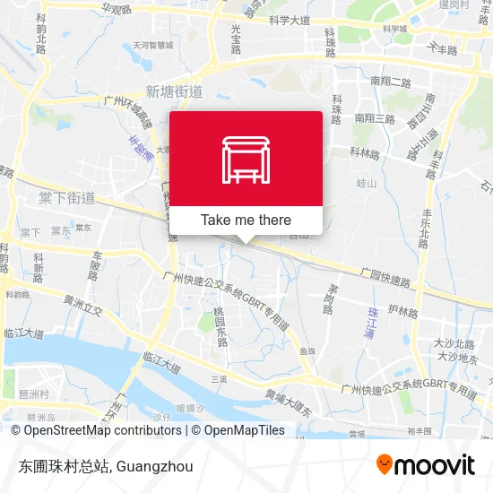东圃珠村总站 map