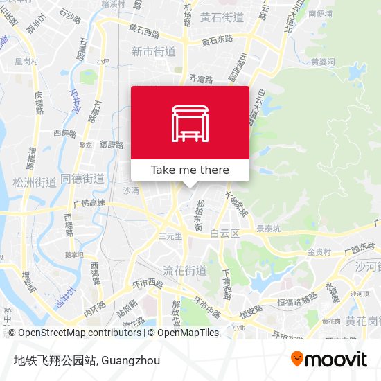 地铁飞翔公园站 map