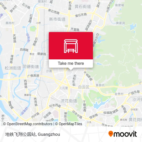 地铁飞翔公园站 map