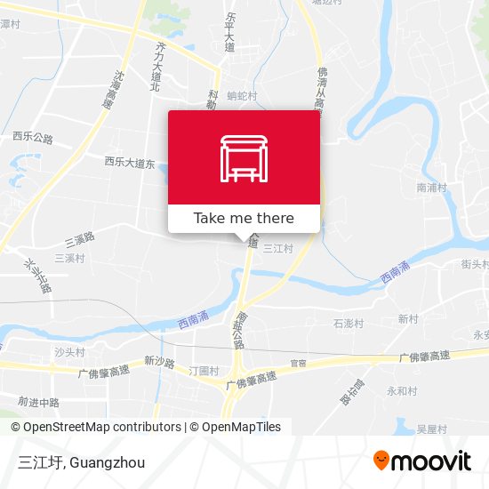 三江圩 map