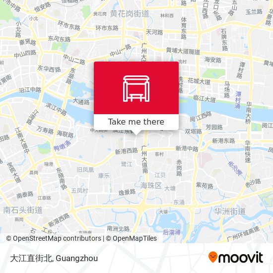 大江直街北 map
