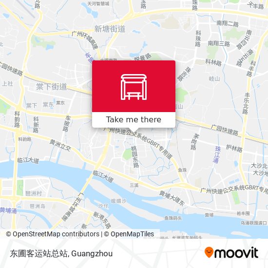 东圃客运站总站 map