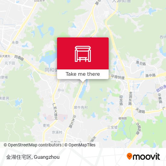 金湖住宅区 map