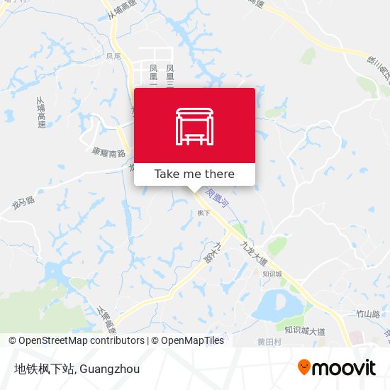 地铁枫下站 map