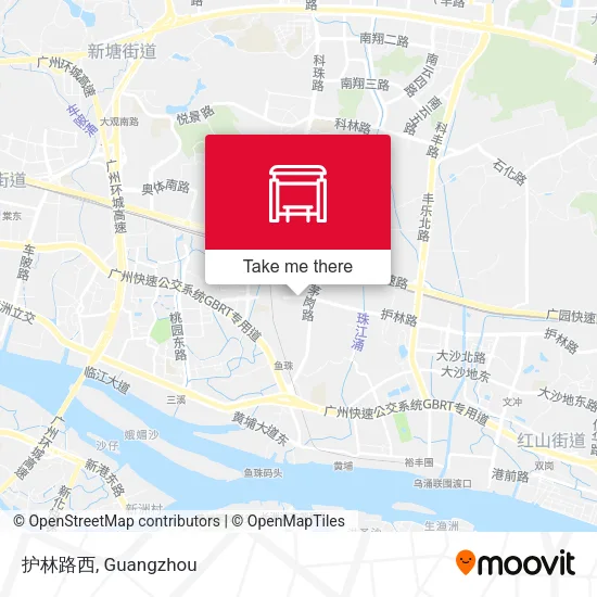 护林路西 map