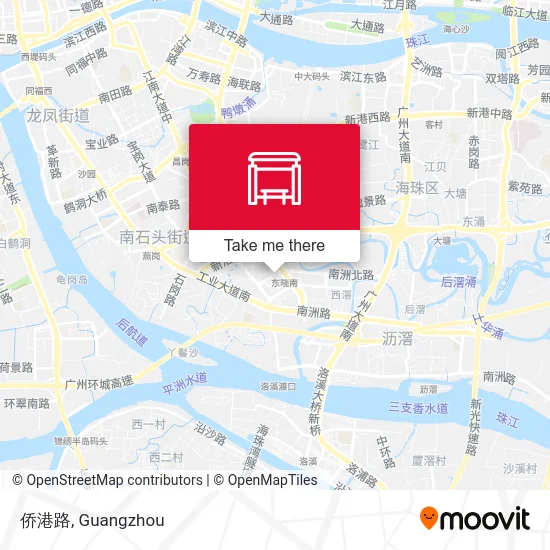 侨港路 map