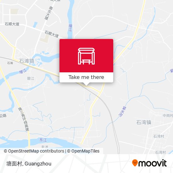 塘面村 map
