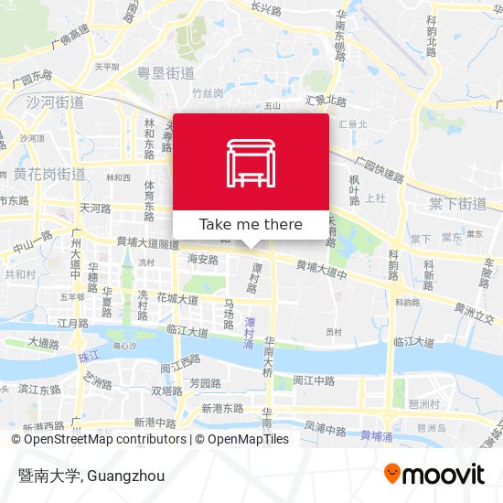 暨南大学 map