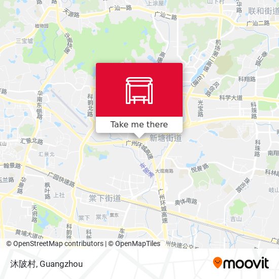 沐陂村 map