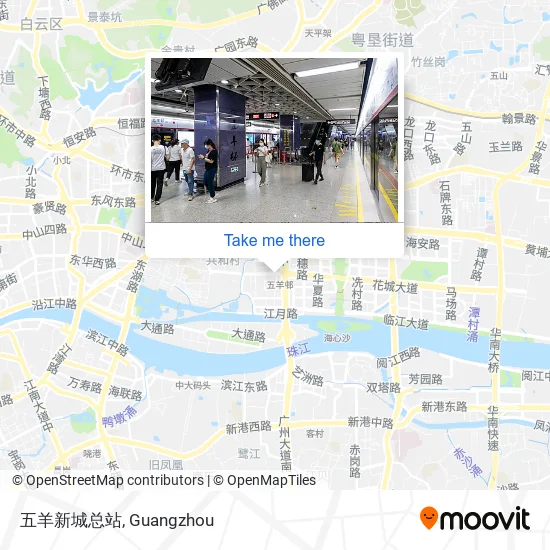 五羊新城总站 map