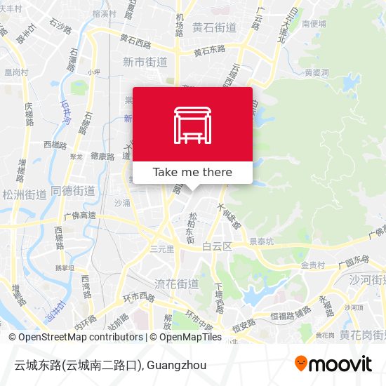 云城东路(云城南二路口) map