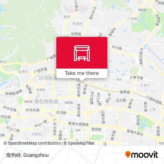 瘦狗岭 map