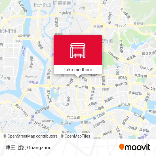 康王北路 map
